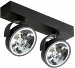 AZZARDO 1368 | Jerry-AZ Azzardo spot lámpa szabályozható fényerő, elforgatható alkatrészek 2x G53 / AR111 fekete (1368)