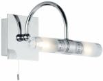 Endon Lighting 447 | Shore Endon falikar lámpa húzókapcsoló 2x G9 IP44 króm, átlátszó, savmart (447)
