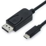 Roline Cable USB Type C - DP, M/M, 1m, Value 11.99. 5845 (11.99.5845)