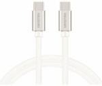 SWISSTEN Cablu Date Swissten USB-C to USB-C Textil 1.2M Argintiu