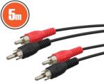 Delight Cablu RCA fisa 2x RCA - fisa 2x RCA 5m Best CarHome