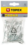 TOPEX Set 50 buc. nituri de aluminiu 3, 2 x 10 mm TOPEX 43E302 HardWork ToolsRange Cleste