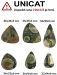  Cabochon din Riolit Picatura - 55-33 x 14-26 x 5-6 mm