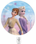 Procos Disney Frozen II Wind Spirit, Disney Jégvarázs papírtányér 8 db-os 23 cm FSC (PNN93838)