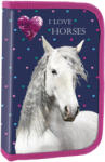 DERFORM Ученически несесер с пособия Derform Horses - с 1 цип (67015)