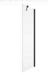 SanSwiss Cabina dus Walk-In SanSwiss Solino SOLT1, 100xH198, 4 cm profil negru, sticla Lines (SOLT110000688)