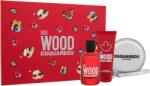 Dsquared2 Red Wood EDT 100ml + Tusfürdő 100ml + Neszeszer táska Női Parfüm Ajándékcsomag