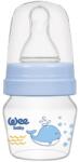 Wee Baby Шише Wee Baby Mini, РР, с 2 накрайника, 30 ml, синьо (778) - ozone