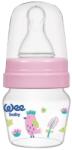 Wee Baby Шише Wee Baby Mini, РР, с 2 накрайника, 30 ml, розово (778) - ozone