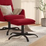 vidaXL Taburet, roșu vin, 60x60x39 cm, catifea (341583) Canapea
