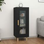 vidaXL Servantă, negru, 34, 5x34x90 cm, lemn compozit (812394) Comoda