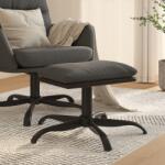 vidaXL Taburet, gri închis, 60x60x39 cm, textil și piele ecologică (341597) Canapea