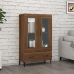 vidaXL Dulap înalt, stejar maro, 70x31x115 cm, lemn compozit (817482) Comoda