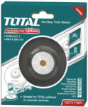TOTAL - Disc de lustruit cu flansa - 180mm (TAC7111801) - pcone Disc de taiere