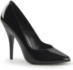 Pleaser USA Pleaser Seduce-420V - Női sexy cipő Fekete Lakkozott 43