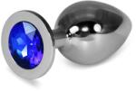 Lovetoy Rosebud Classic Metal Plug L Dark Blue_B15O50_3