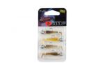 FOX RAGE ultra uv micro spikey loaded lure pack fry mixed uv colour pack loaded gumihal (NMC041) - sneci