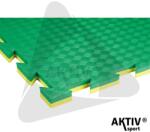 Trendy Puzzle szőnyeg Trendy Double Standard 100x100x2 cm zöld-sárga (1123GY) - aktivsport