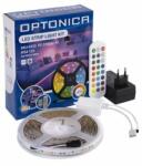 OPTONICA Waterproof Banda LED Set Adapter + IR Telecomanda RGB 60LEDs 36W (4323)