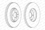 FERODO Disc frana FERODO PREMIER DDF1261 (DDF1261)