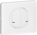 Legrand Netatmo 067722 Celiane okos csillárkapcsoló (végrehajtó), süllyesztett, díszítőkerettel szállítva, fehér színű, fázis-nulla megtáplálású, két külön kapcsolt fázis elmenővel, gatewayhez csatlakoztathat