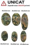  Cabochon din Riolit Oval - 33-41 x 20-32 x 4-6 mm