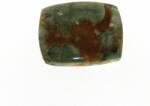  Cabochon Riolit verde oval 38 x 0.5 mm