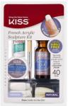 Kiss Set pentru unghii false - KISS Acrylic French Manicure Fake Nails Sculpture Kit