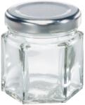 Leifheit hexagonális befőttesüveg, 47 ml