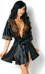 Beauty Night Delight Dressing Gown Black S/M