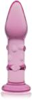 Lovetoy Dop Anal Din Sticla Borosilicata Glass Romance, Roz, 14 Cm