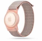 Tech-Protect Плетена каишка с калъф за Apple AirTag от Tech-Protect Nylon - розова (9589046926037) 1007