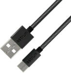 Astrum Verve UC30 USB - Type-C bliszteres erősített adatkábel 3.0A, 1.0M fekete - gegestore