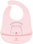 KikkaBoo Силиконов лигавник KikkaBoo - Bear with me, Pink (31303030042) - baby