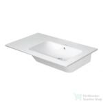 Duravit ME BY STARCK 830x490 mm-es bútorral aláépíthető csaplyuk nélküli mosdó jobb oldali medencével, 2346830060 (2346830060)