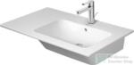 Duravit ME BY STARCK 830x490 mm-es bútorral aláépíthető mosdó jobb oldali medencével, White Satin matt 2346833200 (2346833200)