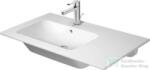Duravit ME BY STARCK 830x490 mm-es bútorral aláépíthető mosdó bal oldali medencével, Wondergliss bevonattal, 23458300001 (23458300001)