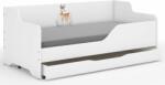  LILU gyerekágy laminált oldallal 160x80cm matraccal és ágyneműtartóval - őzike