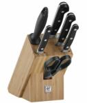 ZWILLING Комплект ножове с блок professional "s", 7 бр. , с точило и ножица, zwilling (zw35621004)