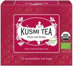 Kusmi Tea Ceai negru FOUR RED FRUITS, 20 pliculețe de ceai de muselină, Kusmi Tea