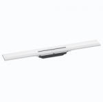 Hansgrohe RainDrain Flex oldalfal mellé zuhanylefolyó 70 cm, vágható, matt fehér 56050700 (56050700)