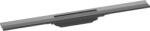 Hansgrohe RainDrain Flex vágható zuhanylefolyó 70 cm, szálcsiszolt fekete króm 56043340 (56043340)