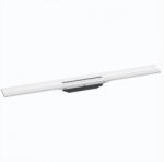 Hansgrohe RainDrain Flex oldalfal mellé zuhanylefolyó 80 cm, vágható, matt fehér 56051700 (56051700)