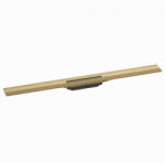 Hansgrohe RainDrain Flex oldalfal mellé zuhanylefolyó 90 cm, vágható, szálcsiszolt bronz 56052140 (56052140)