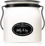 Milkhouse Candle Milkhouse Candle Co. Creamery Holly & Ivy lumânare parfumată Butter Jar 454 g