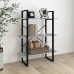 vidaXL Bibliotecă, gri sonoma, 80x30x105 cm, lemn prelucrat (821316) Biblioteca