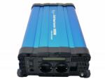 NEW ENERGY Tiszta szinuszos inverter 12V 3000W feszültségátalakító napelemes rendszerhez, LCD kijelzővel (INVERTER_12V_3000W_KEK)
