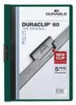 DURABLE Clip-mappa Durable Duraclip 60 lapig sötétzöld