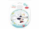 Mickey Disney Mickey Hello World baba micro mélytányér + kanál szett