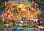 Educa - Puzzle Savana prind viață - 4 000 piese Puzzle